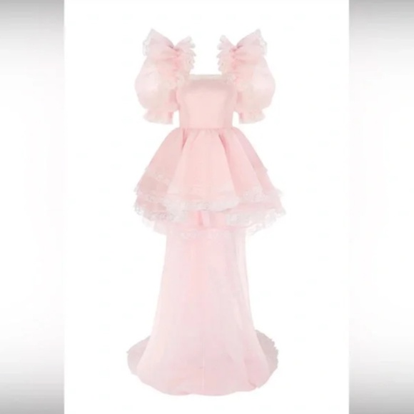 Selkie Duchess Sugarfrill Dress in Baby Soft Pink size Small - Picture 6 of 14